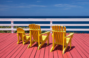 Redwood Decking in Bradbury