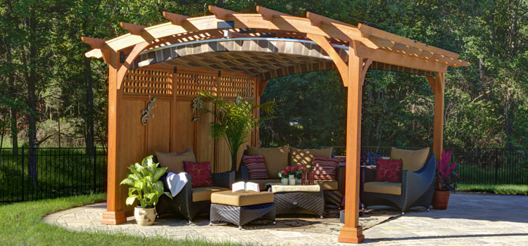 Modern Wood Pergola Installation in Bradbury, CA